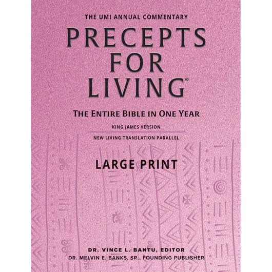 Pre-Owned Precepts for Living Commentary 2023-2024 - Large Print Paperback