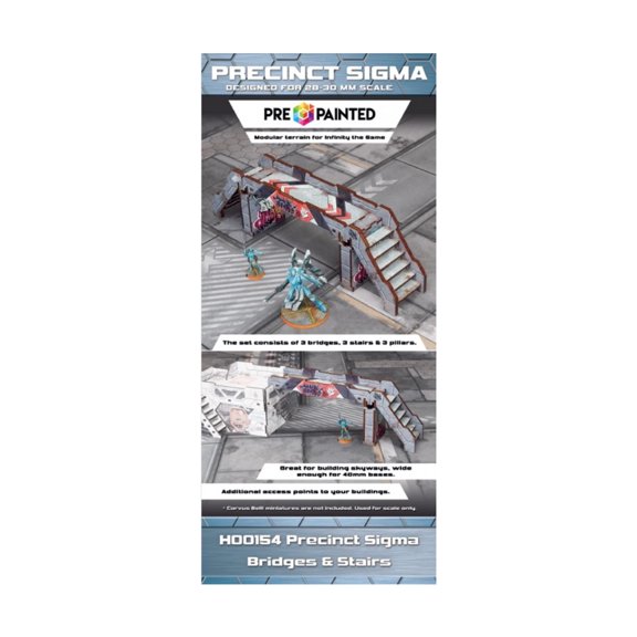 Micro Art Studio Precinct Sigma - Bridges & Stairs (prepainted) New