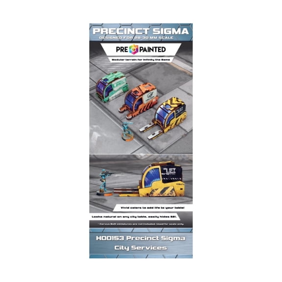 Micro Art Studio Precinct Sigma - City Services (prepainted) New