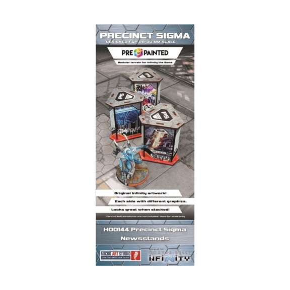 Micro Art Studio Precinct Sigma Newsstand (prepainted) New