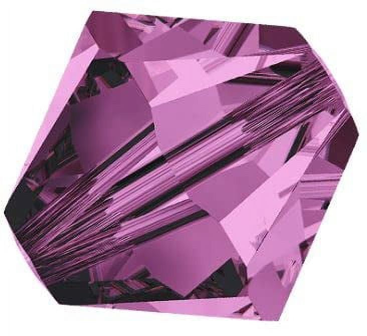 Preciosa Bicone Beads - Choose Your Size - Color: Amethyst - 288 Pieces