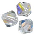 thumbnail image 1 of Preciosa Crystal AB Bicone Bead 3mm (Package of 50), 1 of 2