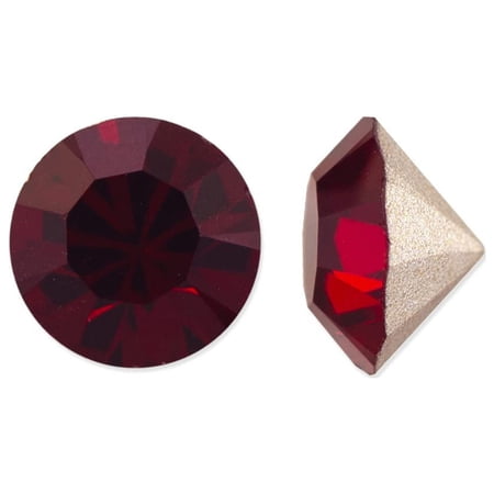 Preciosa Crystal Maxima Chaton 3mm (PP24) Siam (Package of 50)