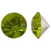 Preciosa Crystal Maxima Chaton 4mm SS16 Olivine Package of 50