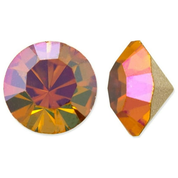 Preciosa Crystal Maxima Chaton 5.25mm (SS24) Crystal Lava (Package of 50)