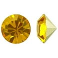 thumbnail image 1 of Preciosa Crystal Maxima Chaton 6.25mm (SS29) Topaz (Package of 20), 1 of 2
