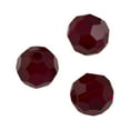 thumbnail image 1 of Preciosa Crystal Round Bead 4mm Siam (Package of 20), 1 of 2