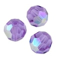 thumbnail image 1 of Preciosa Crystal Round Bead 8mm Violet AB (Package of 10), 1 of 2