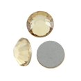 thumbnail image 1 of Preciosa Crystal VIVA12 Flat Back Rhinestone 3mm (SS12) Crystal Honey (Package of 50), 1 of 2