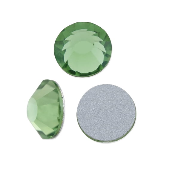 Preciosa Crystal VIVA12 Flat Back Rhinestone 4mm (SS16) Erinite (Package of 50)