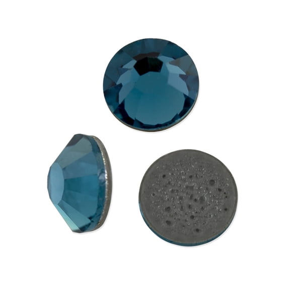 Preciosa Crystal VIVA12 Hotfix Rhinestone 3mm (SS12) Indicolite (Package of 50)