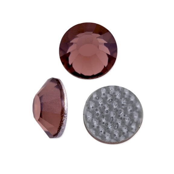 Preciosa Crystal VIVA12 Hotfix Rhinestone 3mm (SS12) Light Burgundy (Package of 50)