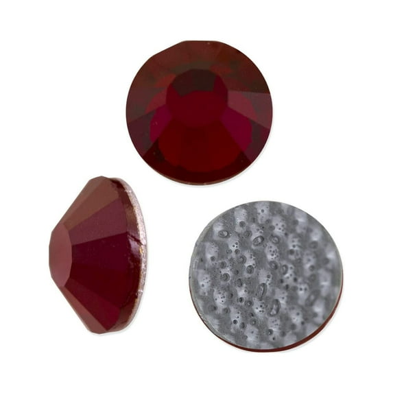 Preciosa Crystal VIVA12 Hotfix Rhinestone 3mm (SS12) Siam (Package of 50)