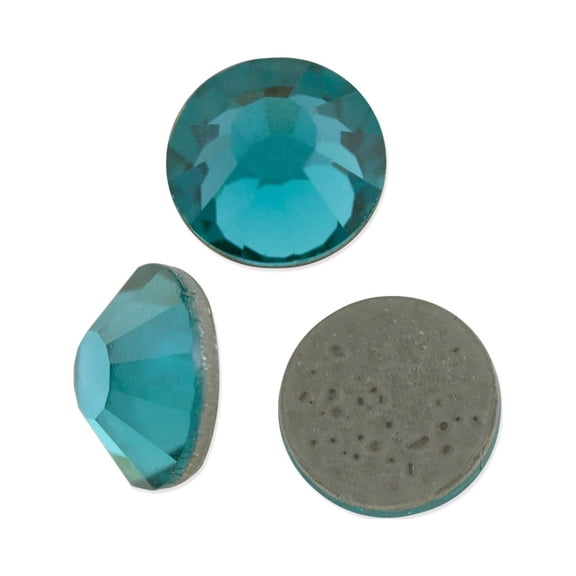 Preciosa Crystal VIVA12 Hotfix Rhinestone 4.7mm (SS20) Blue Zircon (Package of 50)