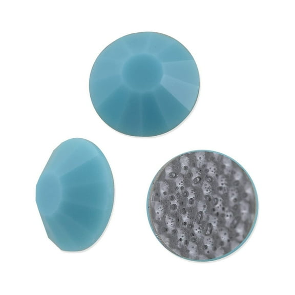 Preciosa Crystal VIVA12 Hotfix Rhinestone 4.7mm (SS20) Turquoise (Package of 50)