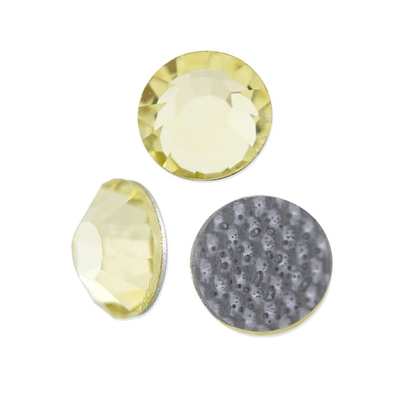 Preciosa Crystal VIVA12 Hotfix Rhinestone 4mm (SS16) Jonquil (Package of 50)