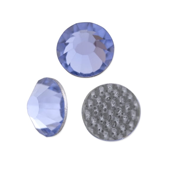Preciosa Crystal VIVA12 Hotfix Rhinestone 4mm (SS16) Light Sapphire (Package of 50)