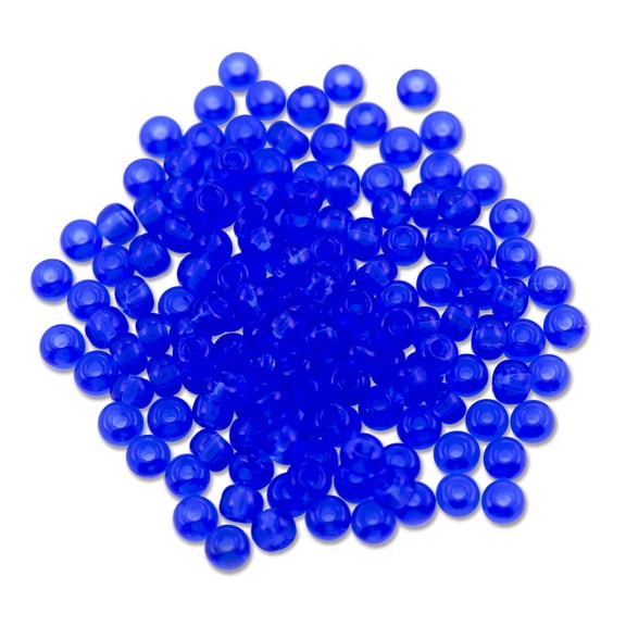 Preciosa Czech Seed Bead 6/0 Transparent Sapphire (10 Grams)