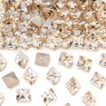 thumbnail image 1 of Preciosa® MAXIMA Crystal Fancy Stones Czech Crystal 435 23 615 Square Dura Foiling 00030 235 Honey 6x6mm, 1 of 5