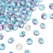 Preciosa  MAXIMA Round Stones Czech Aluminium Layer Bicone436 11 177 Rivoli 00030 265 Vitrail Light SS398.158.4mm