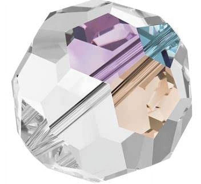 Preciosa Round Beads - Choose Your Size - Color: Crystal AB - 144 Pieces