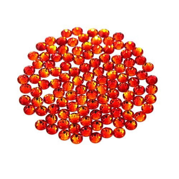 Preciosa Viva Rhinestones No Hotfix Flatback - Fireopal - SS12 (3mm) (144 Pieces)