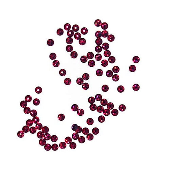 Preciosa Viva Rhinestones - No Hotfix Flatback - Ruby - SS20 (5mm) (144 Pieces)