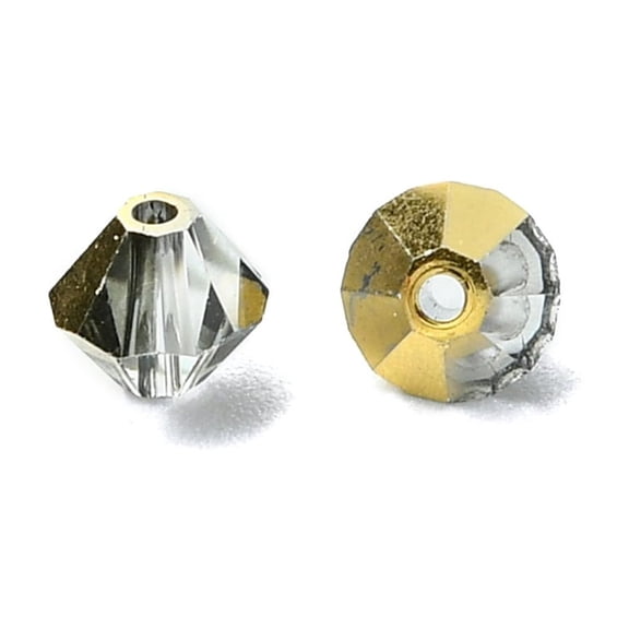 Preciosaeg Beads Czech Bicone(451 69 302 Rondelle) 00030 262 Aurum 5mm Hole: 1mm