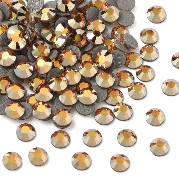 Preciosaeg Hotfix Flatback Stones Czech Round(438 11 612 Chaton Rose VIVA 12 eg) 00030 219 Sunrise SS12(3-3.2mm)