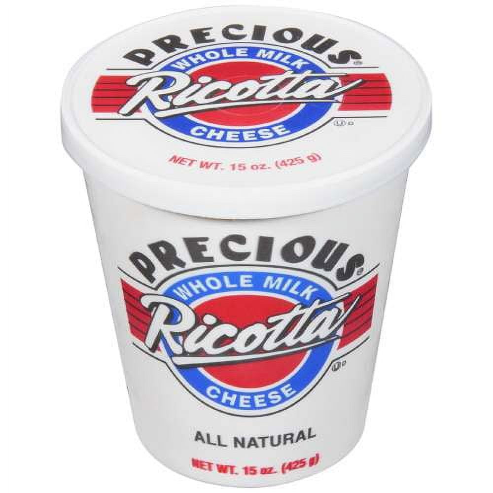 Precious All Natural Whole Milk Ricotta Cheese, 15 Oz.