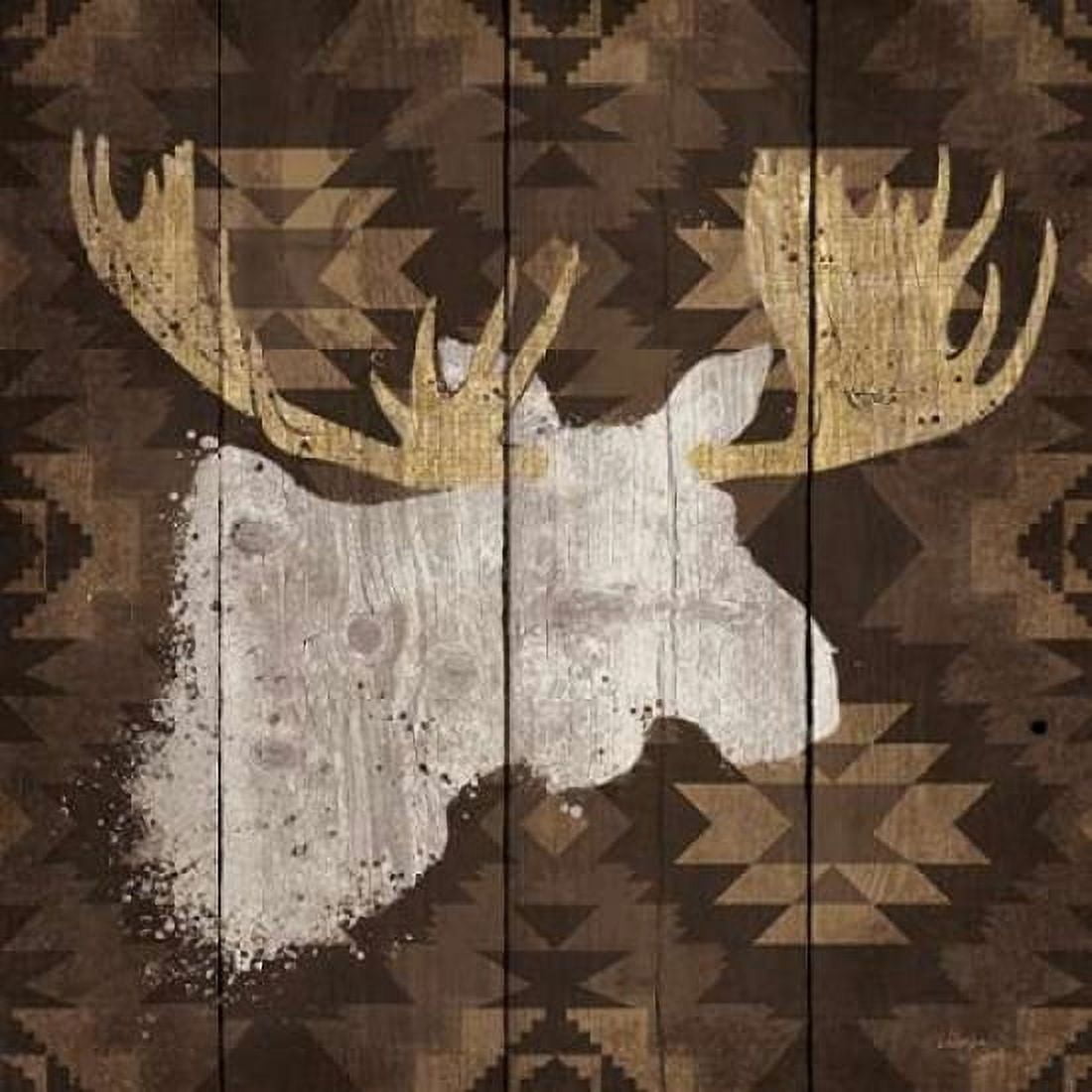 Precious Antlers IV Canvas Art - Wellington Studio (24 x 24)