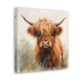 thumbnail image 1 of Precious Baby Highland Cow Painting on Canvas | Farmhouse Home Wall Decor, 1 of 4