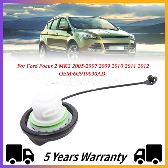 Precious Car Fuel Filler Cap Interior Cover For Ford Focus 2 MK2 2005-2007 2009 2010 2011 2012 6G919030AD