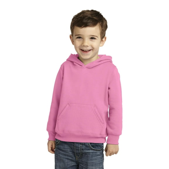 Precious Cargo Boys Pullover Hooded Sweatshirt, 4T, Candy Pink