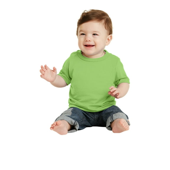 Precious Cargo Infant 5.4-oz 100% Indispensable Cotton T-Shirt_Lime_18 Months