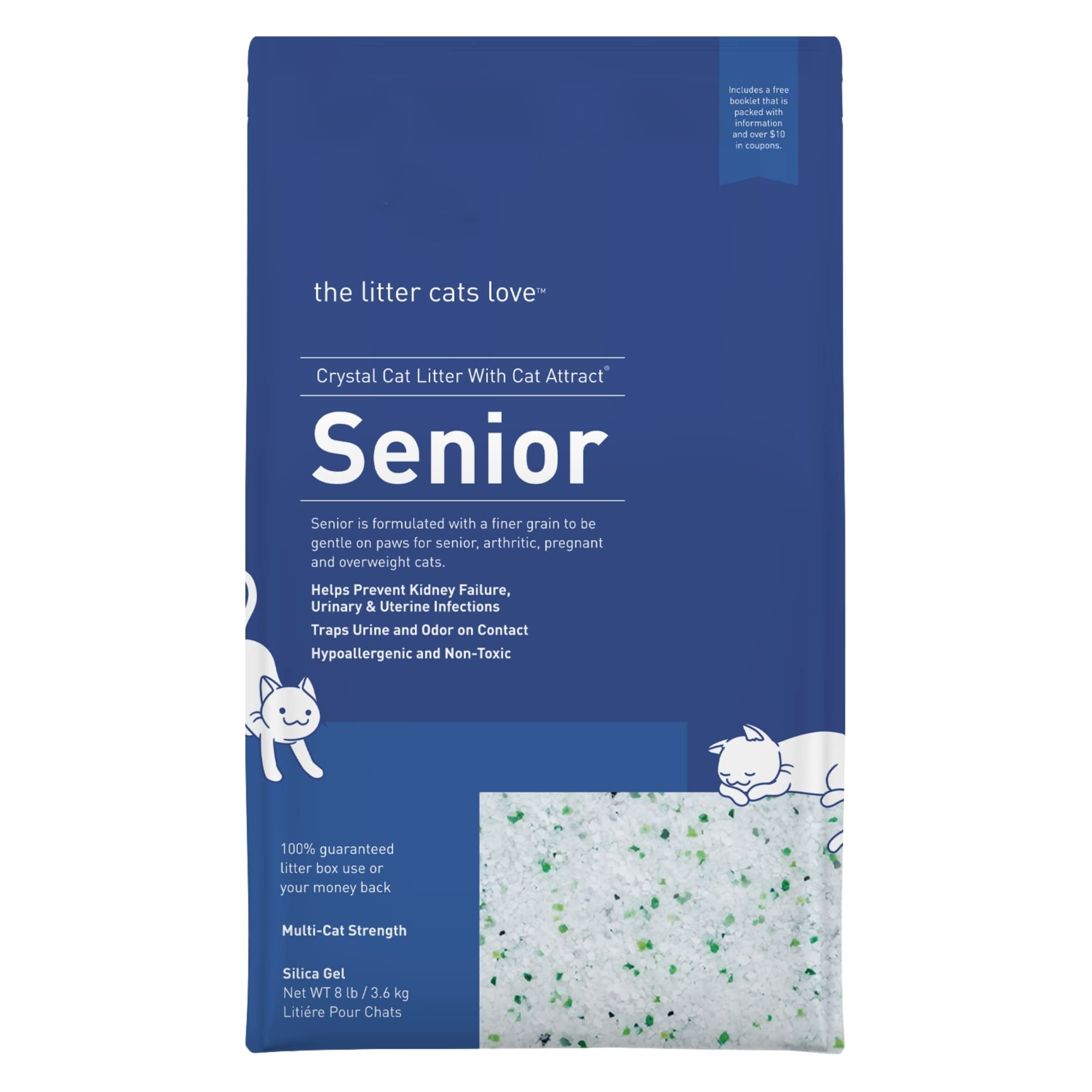 Precious Cat Senior Litter, 8lbs - Walmart.com