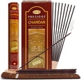 thumbnail image 1 of Precious Chandan (Indian Sandalwood) Incense Sticks And Incense Stick Holder Bundle Insence Insense Hem Incense Sticks, 1 of 5