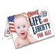 thumbnail image 1 of Precious Feet, Silver-Colored, Life & Liberty Card Jewelry, Lapel Pin, 1 of 4