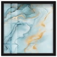 thumbnail image 1 of Precious Flow Shadowbox Print Blue Abstract Art by Art Remedy, Black Frame, 16 x 16, 1 of 7