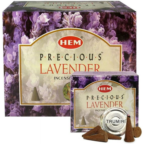Precious Lavender Incense Cones And Cone Incense Burner Bundle Insence Insense Hem Incense