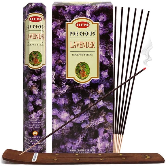 Precious Lavender Incense Sticks And Incense Stick Holder Bundle Insence Insense Hem Incense Sticks