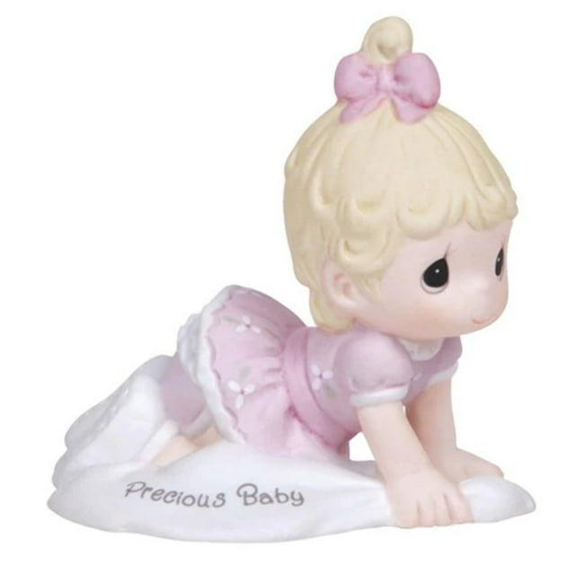 Precious Moments 133023 Precious Baby Blonde Girl Figurine Multi Color