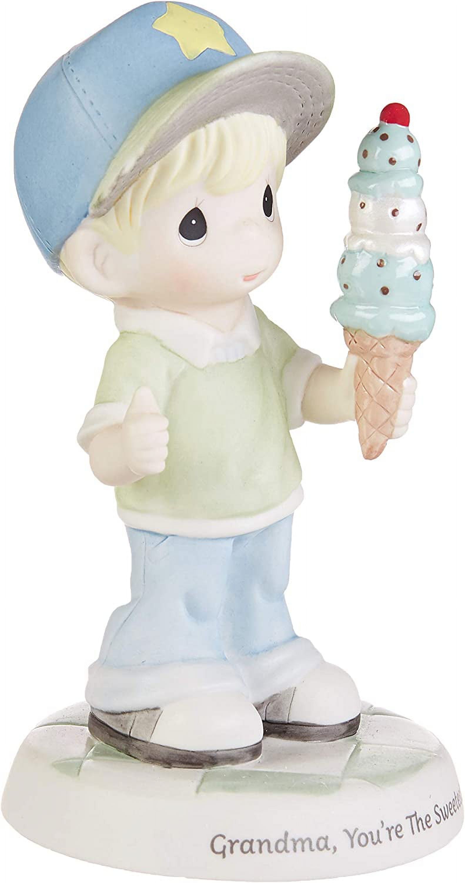 Precious Moments Figurina Bambini E Babbo Natale – Porcellana Dipinta A Mano, 14 Cm – Regalo Di Natale