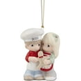 thumbnail image 1 of Precious Moments 221004 Our First Christmas Together 2022 Dated Couple Bisque Porcelain Ornament, 1 of 4