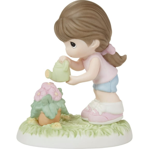 Precious Moments All Things Grow With Love Brunette Figurine, 1 Each
