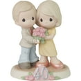 thumbnail image 1 of Precious Moments 223018 Forty Loving Years Together Bisque Porcelain Figurine, 1 of 4