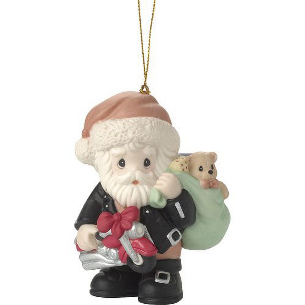Precious Moments All Revved up For the Holidays Bisque Porcelain Ornament Hanging Figurine - image 1 of 1