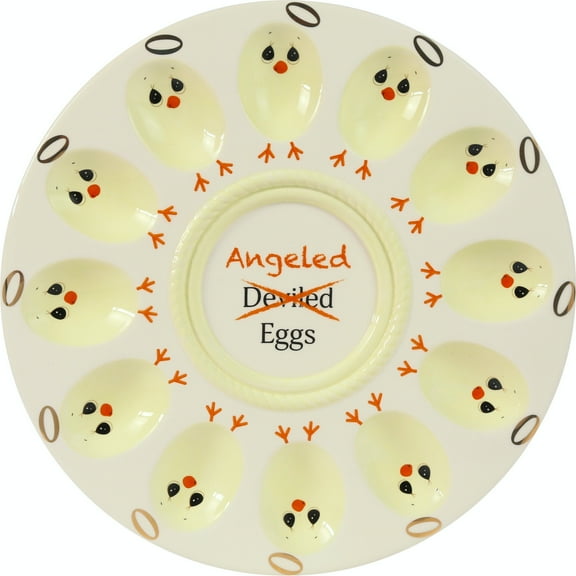 Precious Moments Angeled Eggs Platter , 1 Each