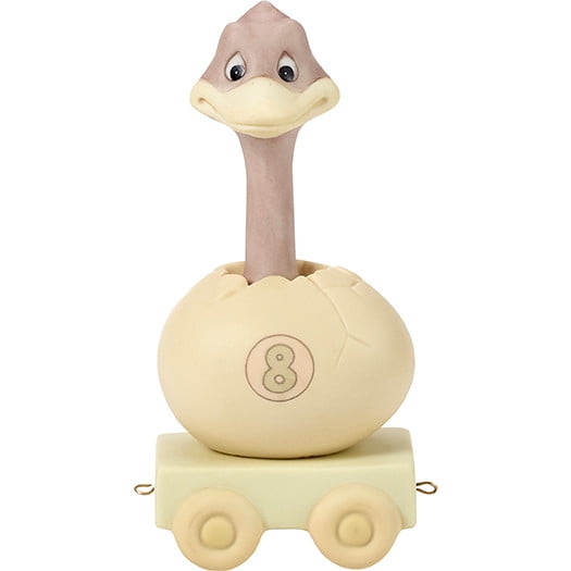 Precious Moments Birthday Train, Age 8, Isn’t Eight Just Great, Bisque Porcelain Figurine, 1 Each