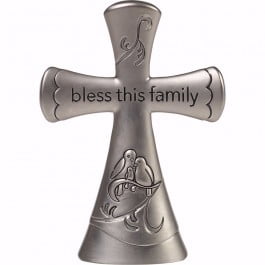 Cross-Bless This Family (4.25") (Tabletop)